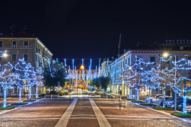 Luci di Natale ad Arzignano. Foto dal sito del Comune