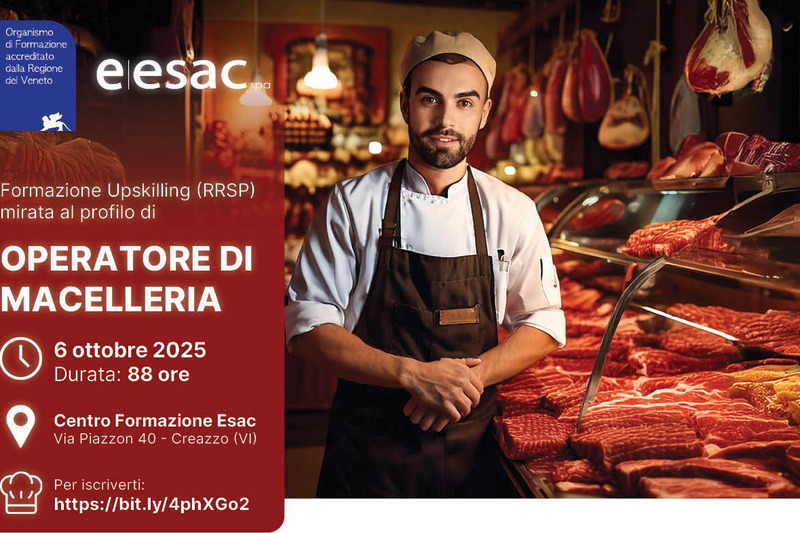CORSO "OPERATORE DI MACELLERIA" FINANZIATO GOL