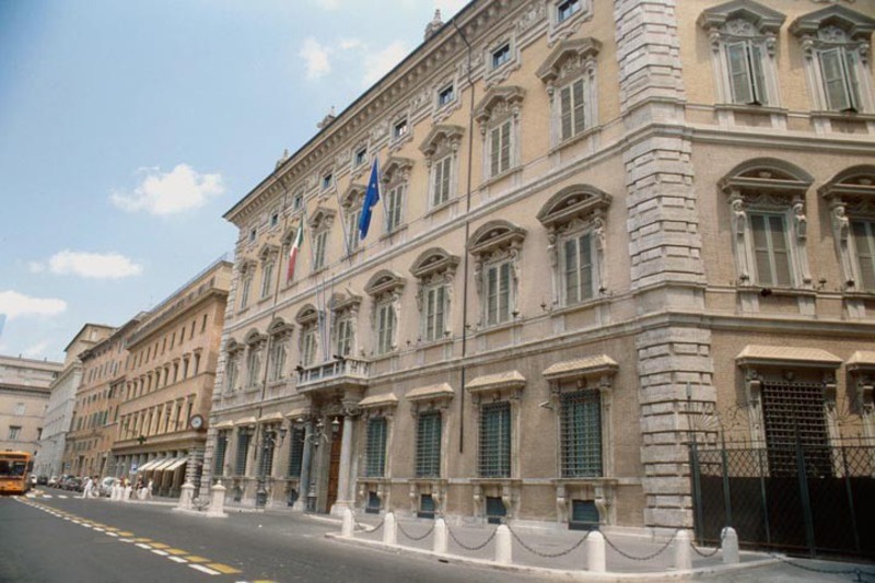 Palazzo Madama, sede del Senato, dove è stato approvato in via definitiva il Decreto