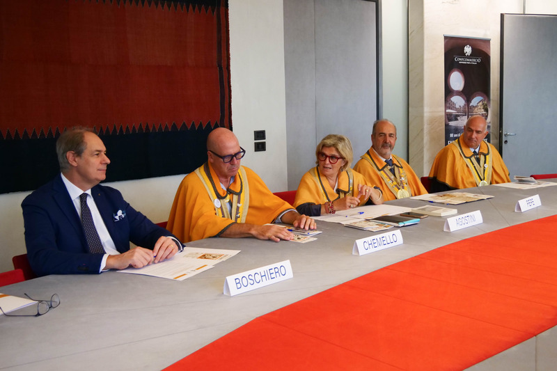 Un momento della conferenza stampa tenutasi in Confcommercio Vicenza