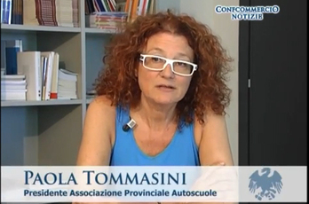 Paola Tommasini, presidente dell'Associazione provinciale Autoscuole-Confcommercio