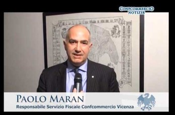 Paolo Maran, responsabile servizi fiscali di Confcommercio Vicenza