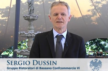 Sergio Dussin, nel corso dell'intervista