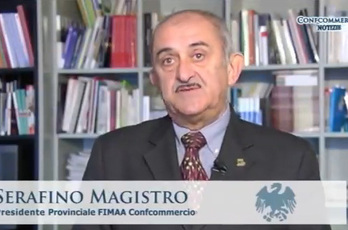 Il presidente Serafino Magistro durante l'intervista