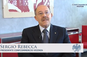 Sergio Rebecca, presidente di Confcommercio Vicenza