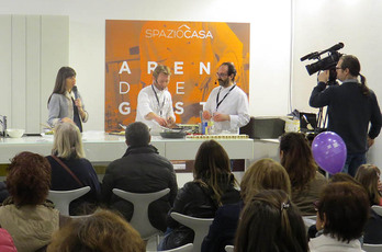 Un cooking show della scorsa edizione