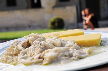 Un piatto di Bacalà alla Vicentina (Foto Studio Cru)