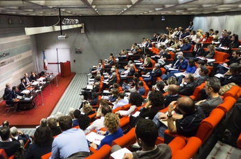 Sala gremita per il convegno sul welfare aziendale di Confcommercio Vicenza