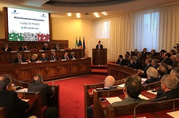 Un momento del Consiglio Generale Confcommercio di Milano