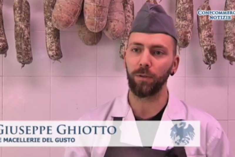 Giuseppe Ghiotto della Macelleria Ghiotto di Montoso Vicentino