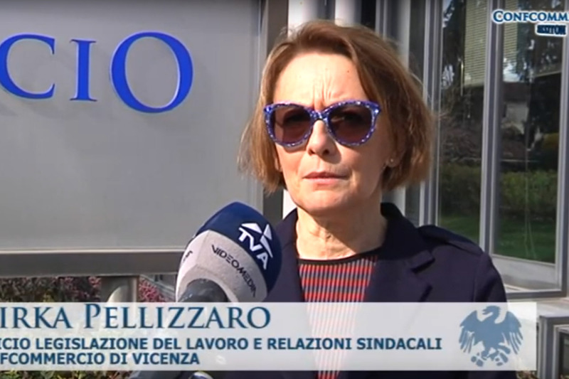 Mirka Pellizzaro dell’Ufficio Lavoro e relazioni sindacali di Confcommercio Vicenza