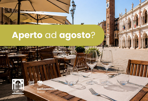 RISTORANTI, PIZZERIE E BAR APERTI AD AGOSTO
