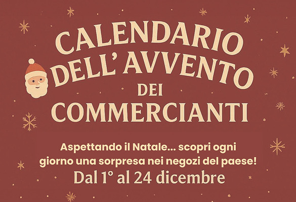 A CAMISANO I COMMERCIANTI LANCIANO UNO SPECIALE CALENDARIO DELL’AVVENTO ON LINE