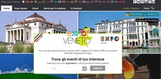 L'home page di Expo Veneto