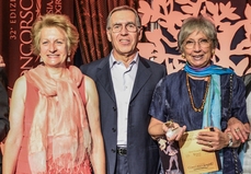 Da sinistra, Bertilla Diquigiovanni, Fiorenzo Marcato presidente 50&Più Vicenza e Maria Teresa Fiorato