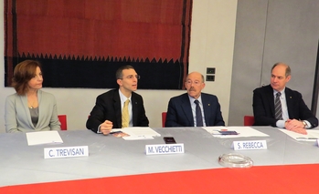 La conferenza stampa di presentazione del piano Sani.Insieme nella sede di Confcommercio Vicenza