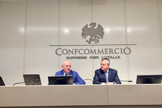 Un'immagine della presentazione dell'outlook Censis-Confcommercio