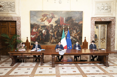 La conferenza stampa di presentazione del decreto