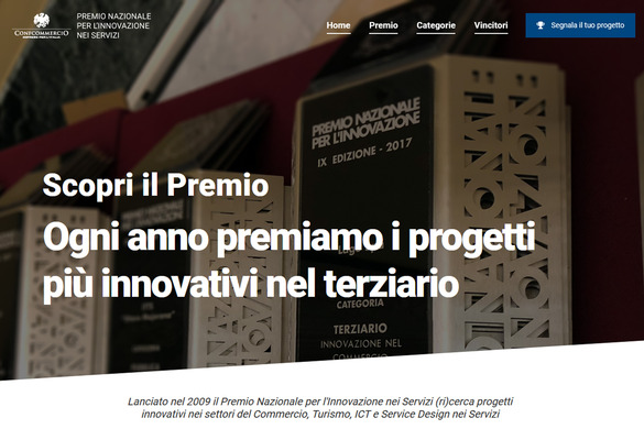 PREMIO INNOVAZIONE NEI SERVIZI: SEGNALAZIONI AL VI