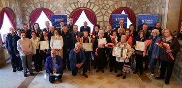 Foto di gruppo dei premiati