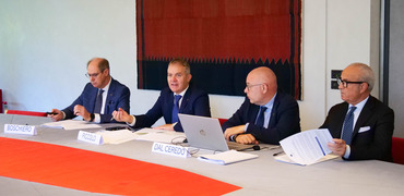 Un'immagine della conferenza stampa