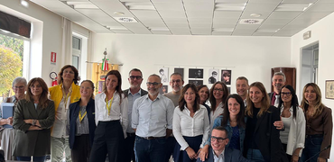 Foto di gruppo dei relatori alla conferenza stampa di presentazione