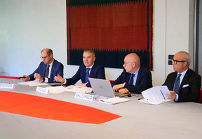 Un'immagine della conferenza stampa