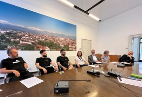 Un'immagine della presentazione dell'iniziativa