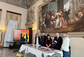 Un'immagine della conferenza stampa di presentazione dell'iniziativa