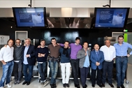 Foto di gruppo per i Cavalieri della Cucina Italiana al Centro Formazione Esac Foto di gruppo per i Cavalieri della Cucina Italiana al Centro Formazione Esac