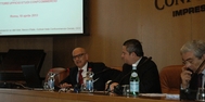 La presentazione dell'Outlook nella sede di Confcommercio nazionale La presentazione dell'Outlook nella sede di Confcommercio nazionale