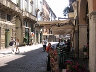 Un'immagine del centro storico di Vicenza (archivio) Un'immagine del centro storico di Vicenza (archivio)