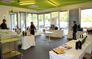 Una delle sale dell'Università del Gusto adibite al wine tasting Una delle sale dell'Università del Gusto adibite al wine tasting
