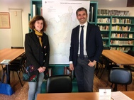 Da sinistra, Lucia Los di Telemar e l'assessore Filippo Zanetti Da sinistra, Lucia Los di Telemar e l'assessore Filippo Zanetti