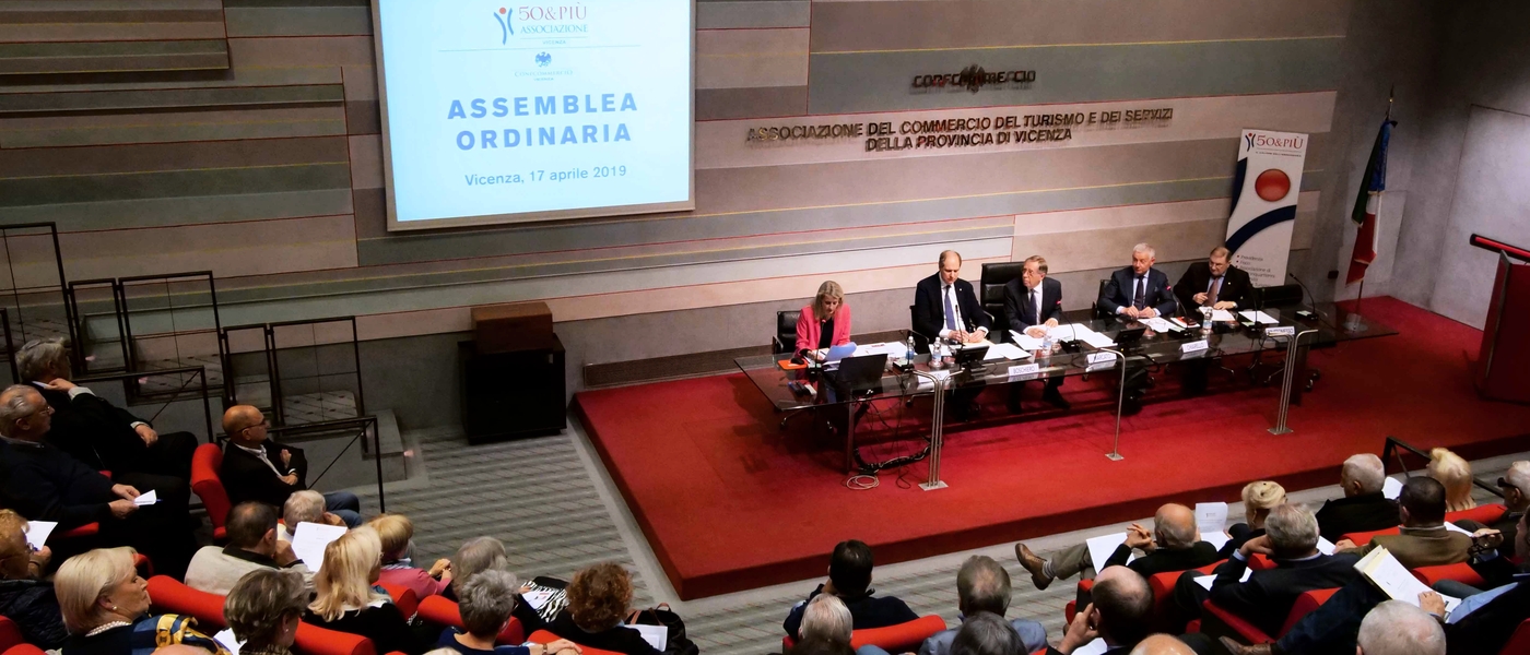 Un'immagine dell'assemblea annuale 2019